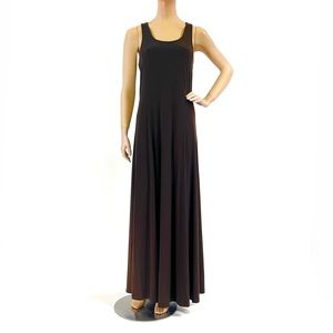 NWT Michael Michael Kors Brown Open back Maxi Dress M